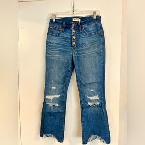Madewell Jeans Cali Demi-Boot size 27.